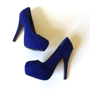 Navy Blue Stiletto Heels